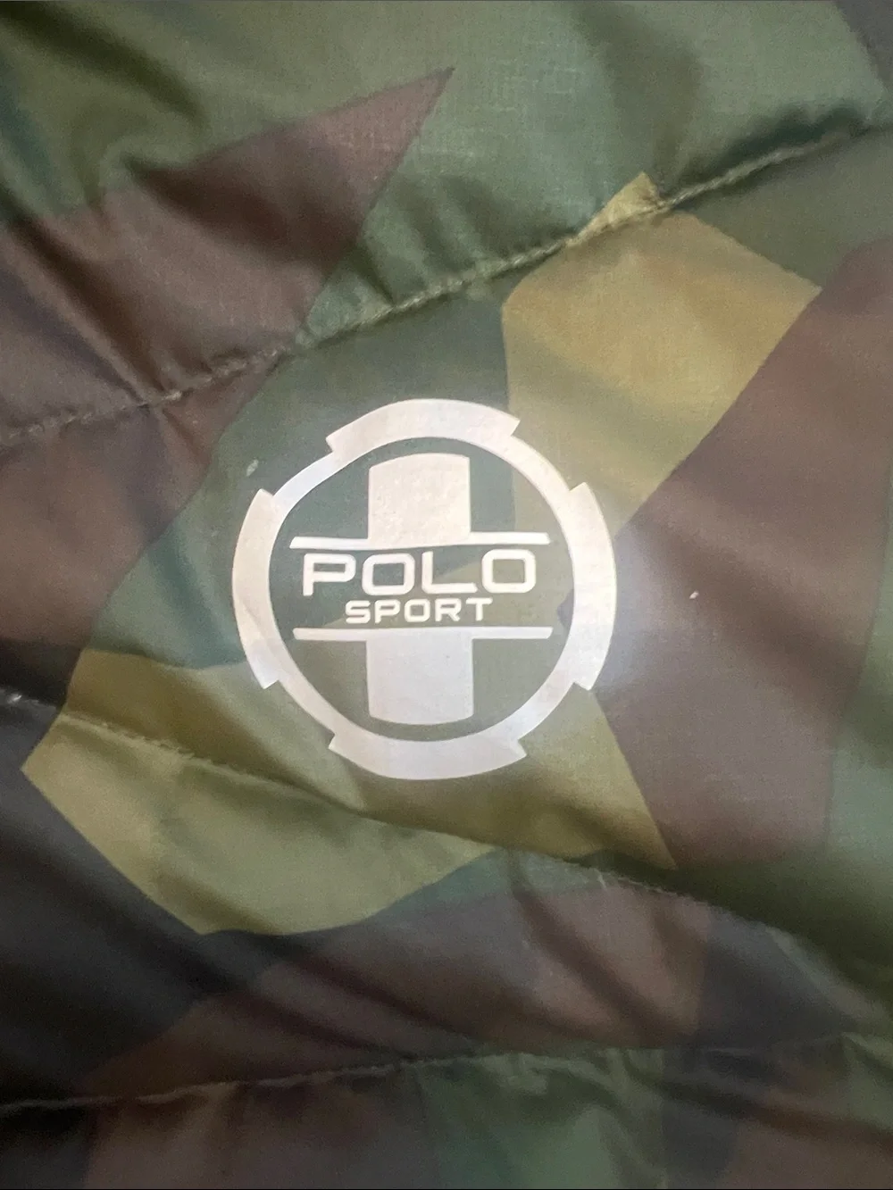 Polo by Ralph Lauren Lightweight Camouflage Quilted Packable Puffer Vest - Green